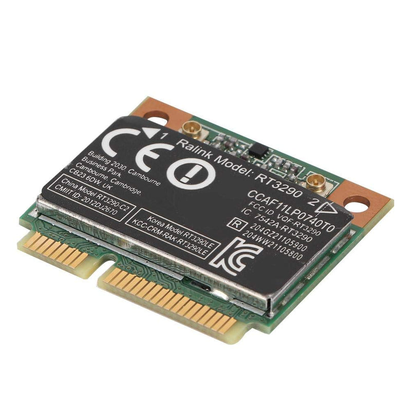  [AUSTRALIA] - ASHATA Mini Network Card,2.4G Bluetooth 3.0 Wireless PCI-e Network Card,RT3290 Wi-Fi Wireless Network Adapter Card,Support 802.11N up to 150Mbps,for Mini PCI-E Port Computer