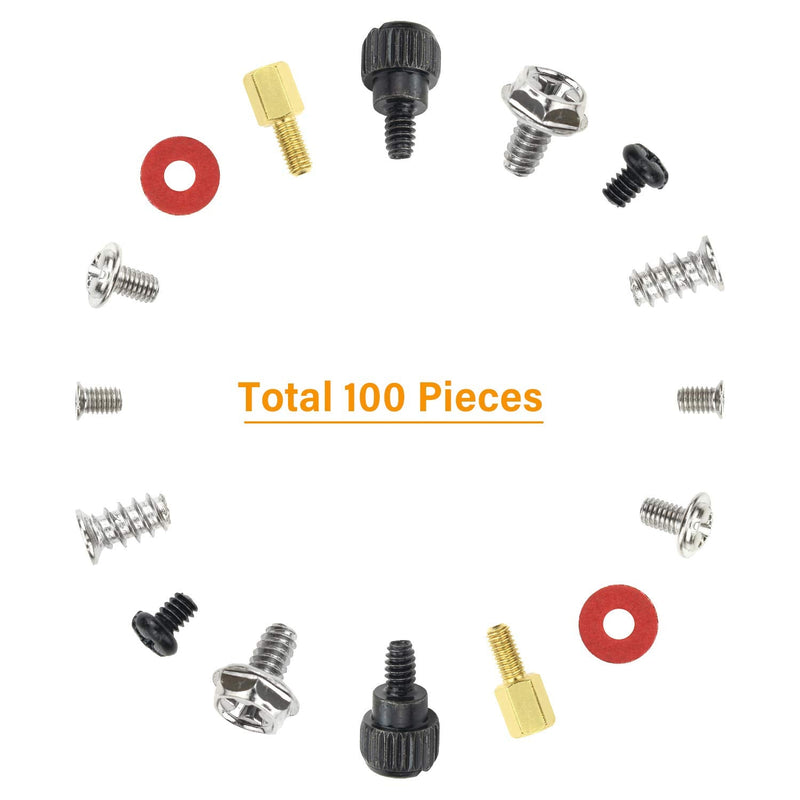  [AUSTRALIA] - Powlankou PC Computer Screws Standoffs Kit for Hard Drive Computer Case Motherboard Fan Power Graphics