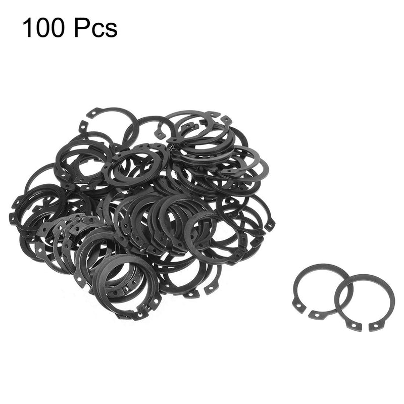  [AUSTRALIA] - uxcell 31.3mm External Circlips C-Clip Retaining Shaft Snap Rings 304 Stainless Steel 100pcs