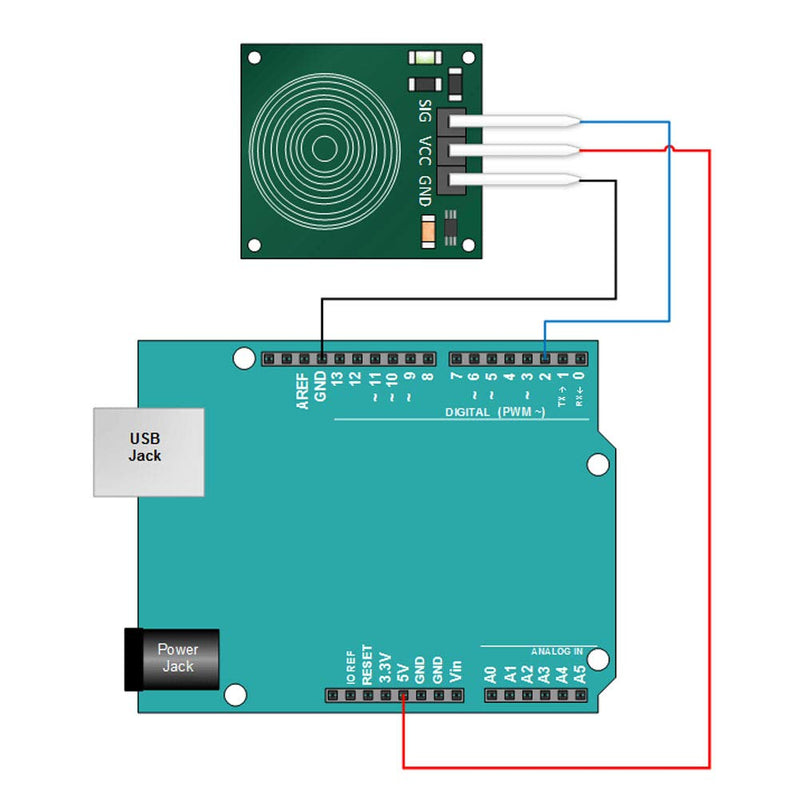  [AUSTRALIA] - 10 Pack TTP223B Digital Touch Capacitive Sensor Switch Module DIY for Arduino Raspberry Pi