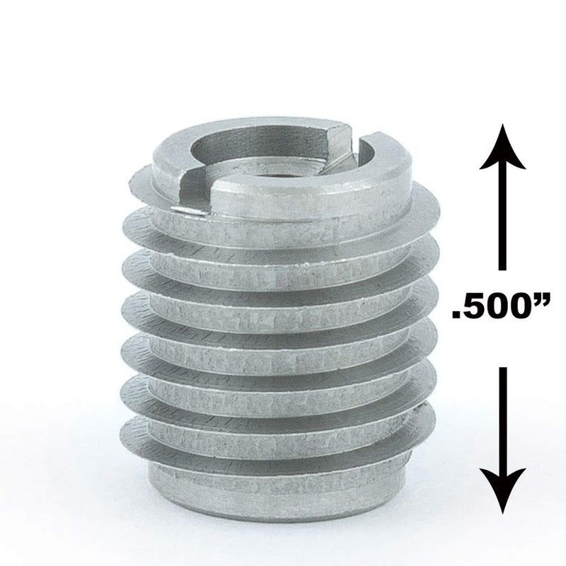  [AUSTRALIA] - E-Z LOK 400-4-CR Threaded Inserts for Wood, Installation Kit, Stainless Steel, Includes 1/4-20 Knife Thread Inserts (6), Drill, Installation Tool