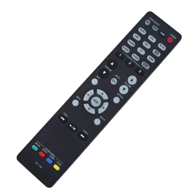 RC-1183 Replacement Remote Control fit for Denon Integrated Network AV Receiver AVR-E400 AVRE400 AVR-X2000 AVRX2000 30701013800AD RC1183 - LeoForward Australia