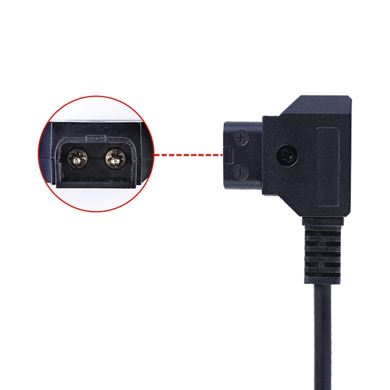  [AUSTRALIA] - D-Tap to Locking DC 5.5 2.5mm Monitor Power Cable Suitable for Atomos Ninja v Shogun Sony PIX-E7 PIX-E5 7 Touchscreen Hollyland Mars 400s, 40inch Length, Compatible with 2.1 5.5mm or 2.5 5.5mm