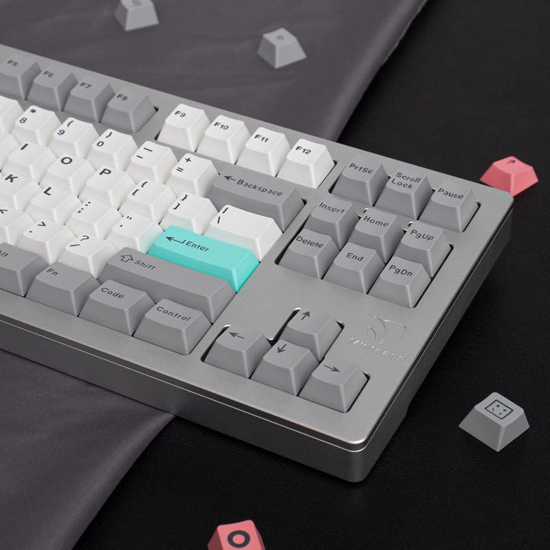  [AUSTRALIA] - 188 Keys Double Shot Keycaps Cherry Profile Modern Dolch Light Keycaps Fit for 60% 65% 95% Cherry Mx Switches Mechanical Keyboard