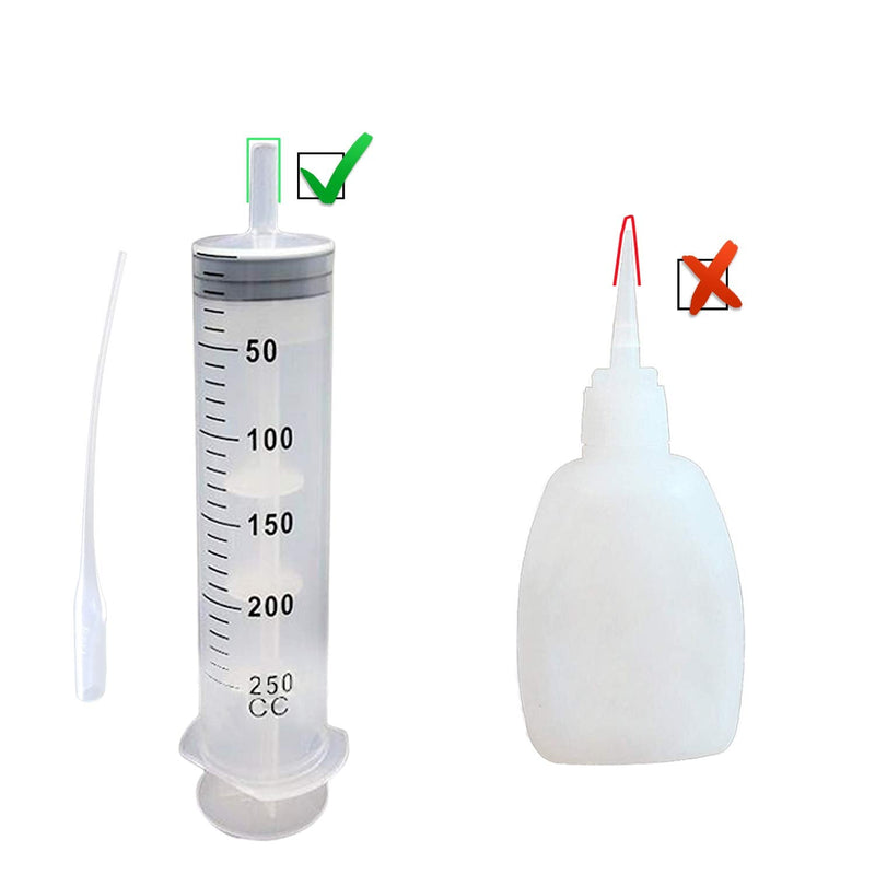  [AUSTRALIA] - Honbay 200PCS Plastic Glue Micro-Tips Glue Bottle Tips Glue Extender Applicator for Crafting, Lab Dispensing, Adhesive Dispensers