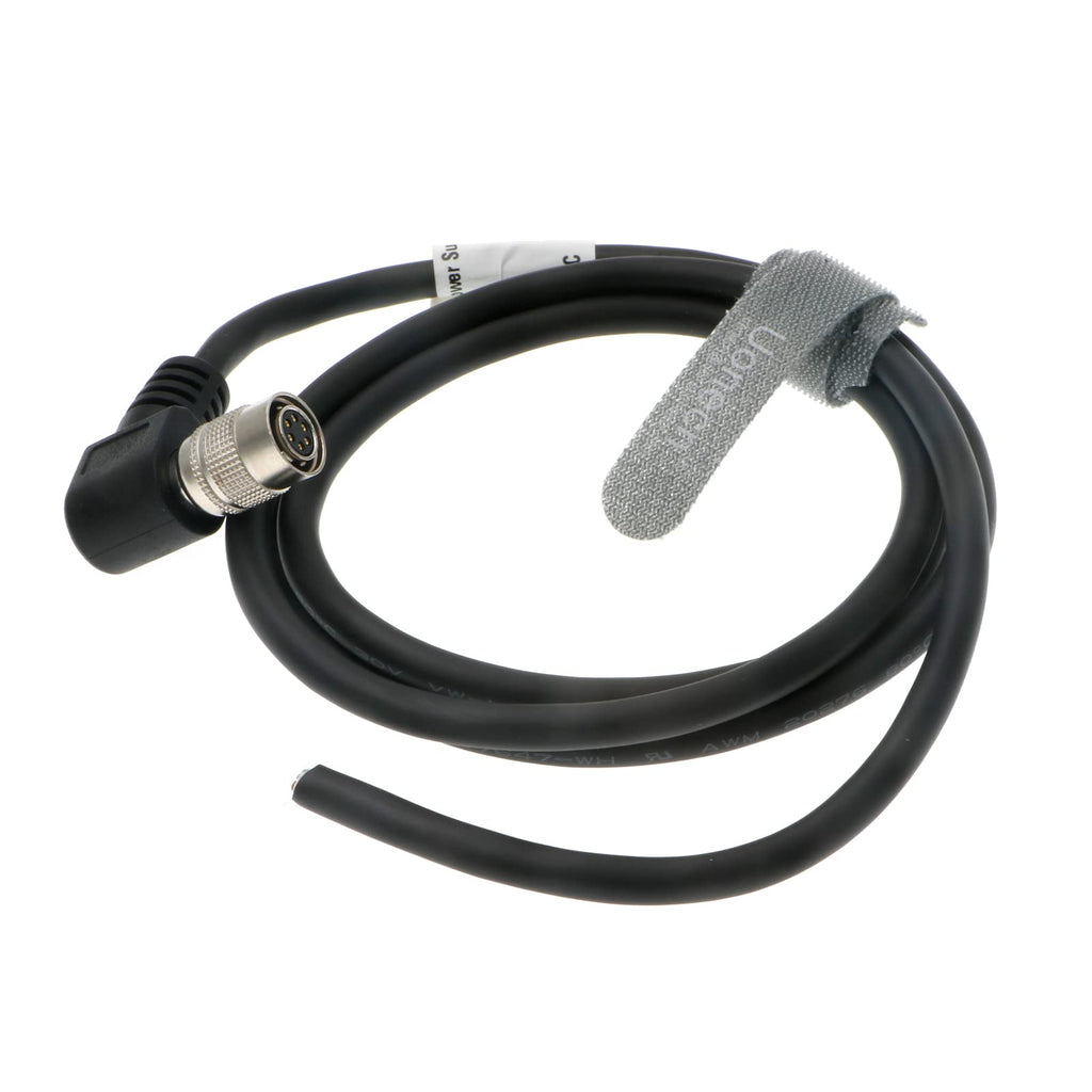  [AUSTRALIA] - Basler AVT GIGE CCD Industrial Camera Power Elbow 6 pin Female Data Cable 1 Meter