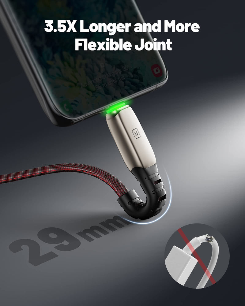  [AUSTRALIA] - USB C Cable, INIU [3 Pack] 3.1A QC Fast Charging USB Type C Cable, Braided (1.6+3.3+6.6ft) USB-C Phone Charger Cables for Samsung Galaxy S21 S20 S10 Plus Note 10 LG Google Pixel OnePlus Huawei etc