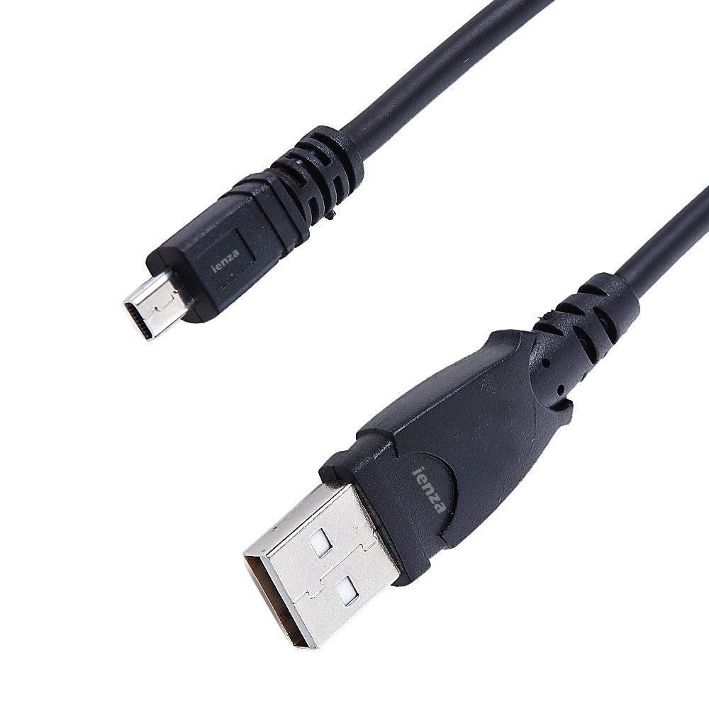  [AUSTRALIA] - ienza Replacement USB PC Mac Photo Picture Transfer and Charge Cable Cord DMW-USBC1 for Panasonic Lumix Camera DMC-G7 ZS40 ZS50 TS30 SZ3 TZ8 TZ11 TZ15 TZ24 & More (See List of Compatible Models)