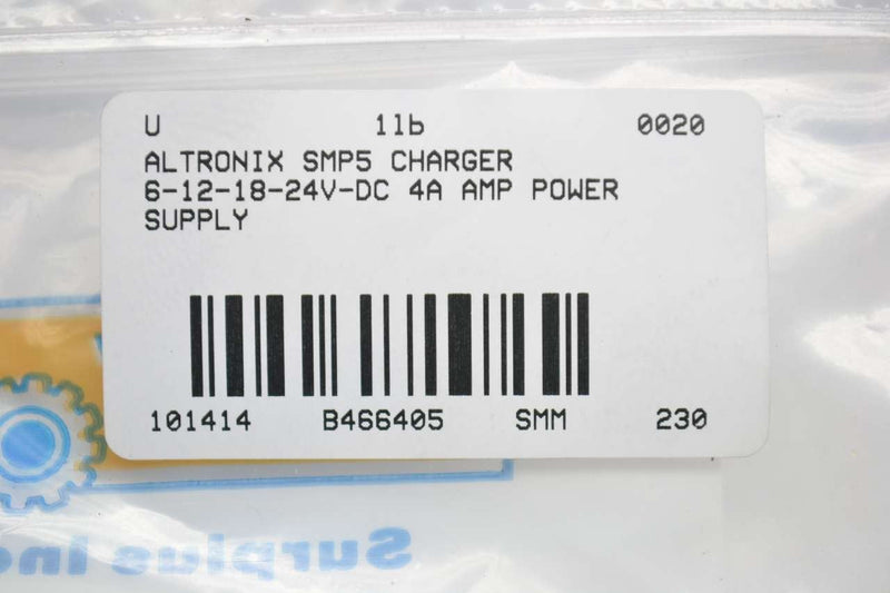  [AUSTRALIA] - ALTRONIX Power Supply Charger Single Output 6/12/24VDC 4A 24/28VAC Board (SMP5)