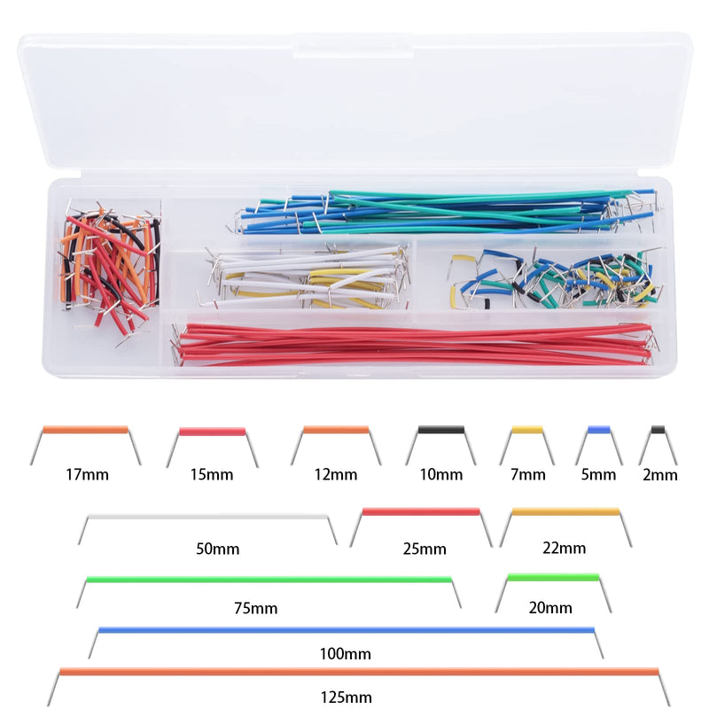  [AUSTRALIA] - Breadboard jumper wire cable breadboard Arduino set 1 Pcs 830 + 1 Pcs 400 breadboard + 65 pieces jumper cable flexible + 140 pieces jumper wires set (2-125 mm) + 1 piece tweezers 1 pack