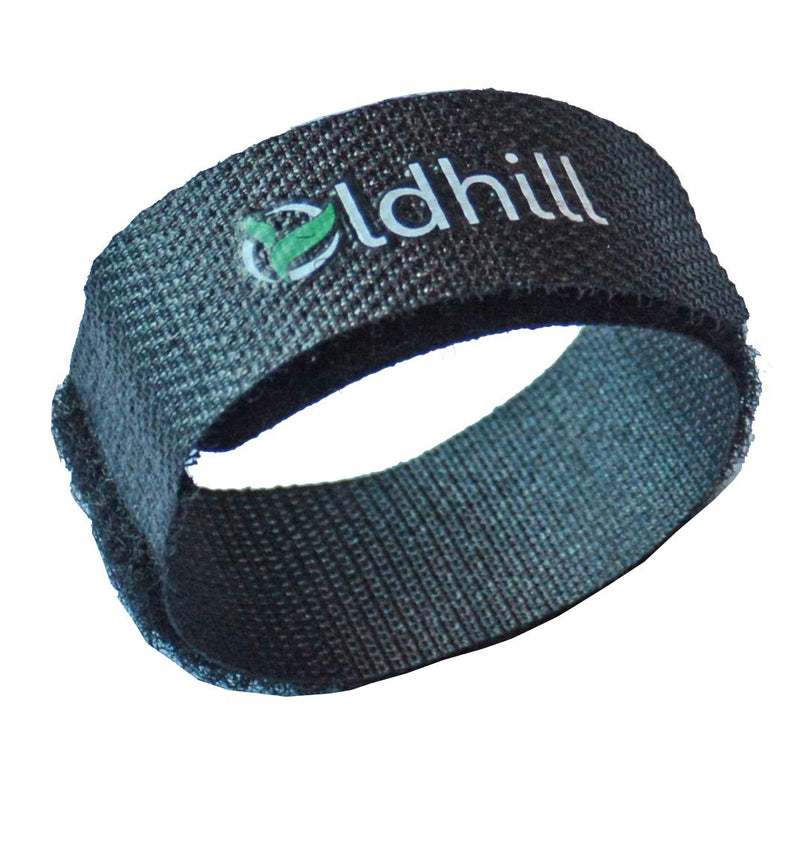  [AUSTRALIA] - Oldhill Hook and Loop Fastening Straps (50 Pack) - Black