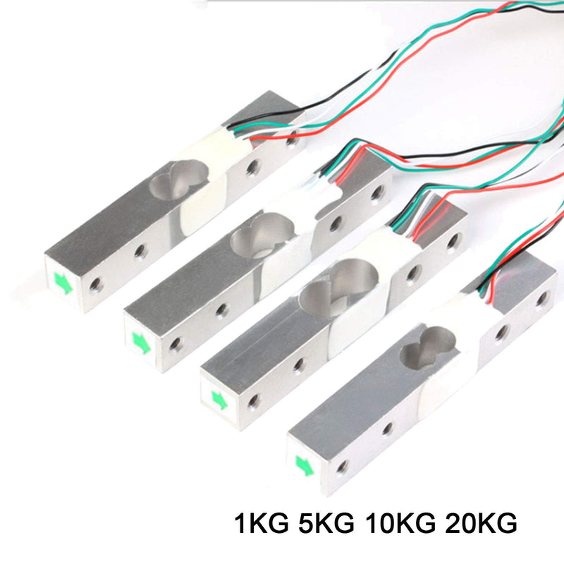 ALAMSCN Digital Load Cell Weight Sensor + HX711 Weighing Sensor ADC Module for Arduino DIY Portable Electronic Kitchen Scale Kit (10KG+HX711) 10KG+HX711 - LeoForward Australia