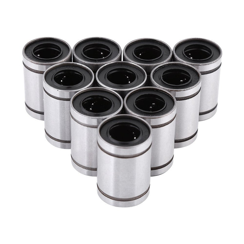  [AUSTRALIA] - LM12UU Bearing, 10 Pcs 12mm Linear Motion Ball Bearings Bushing Slide Bearing Rods for 3D Printer Cylinder CNC Parts, Pack of 10, 12 x 20 x 30mm