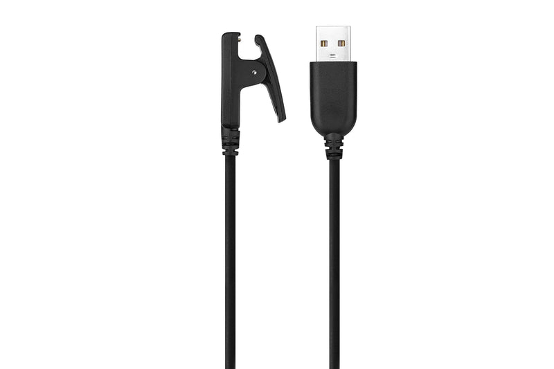 JIUJOJA for Garmin Forerunner 645 Charger, Forerunner 645 Charging Cable,Charging Clip Synchronous Data Cable and 2Pcs Free HD Tempered Glass Screen Protector for Garmin Forerunner 645 Watch - LeoForward Australia