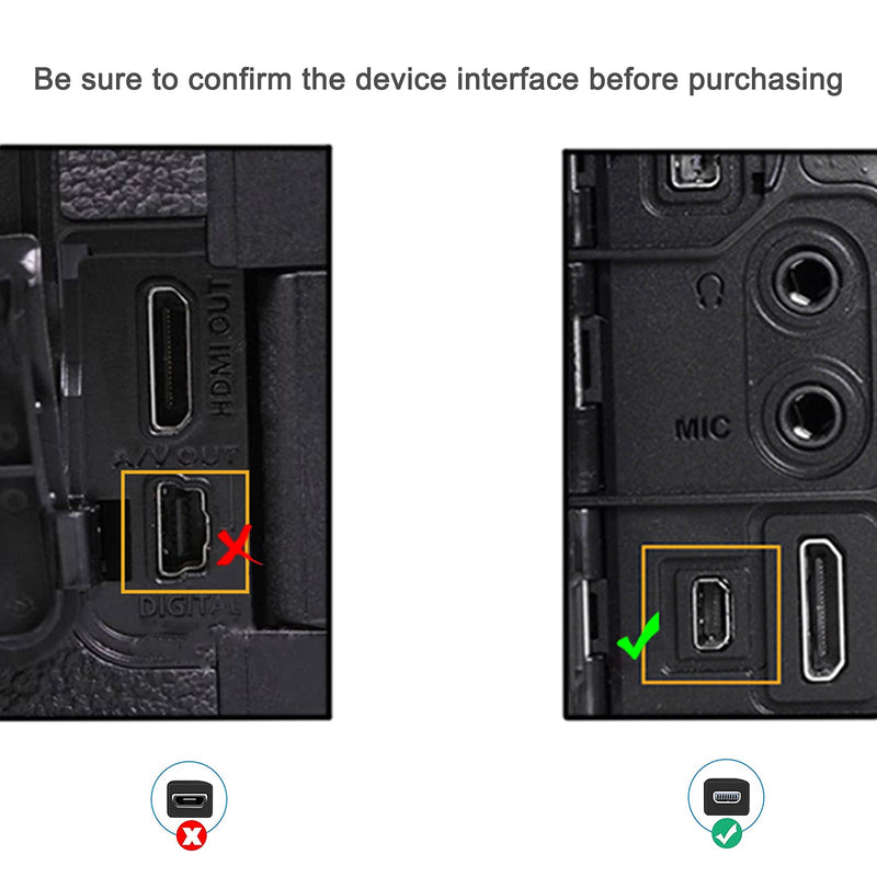  [AUSTRALIA] - Adhiper UC-E6 USB Data Cable Replacement Camera UC-E16 UC-E17 Transfer Cord Compatible with Nikon Digital Camera DSLR D750 D5300 D7200 D3200 Coolpix L340 L32 A10 P520 S6000 S9200 (1M/Black) 1M E6