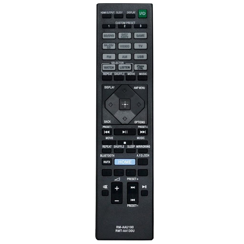  [AUSTRALIA] - RM-AAU190 RM-AA130U Replacement Remote Control Commander fit for Sony Home Theatre Audio Video AV Receiver STR-DH750 STR-DN1060 STR-DH550 STR-DN860 STRDH750 STRDN1060 STRDH550 STRDN860