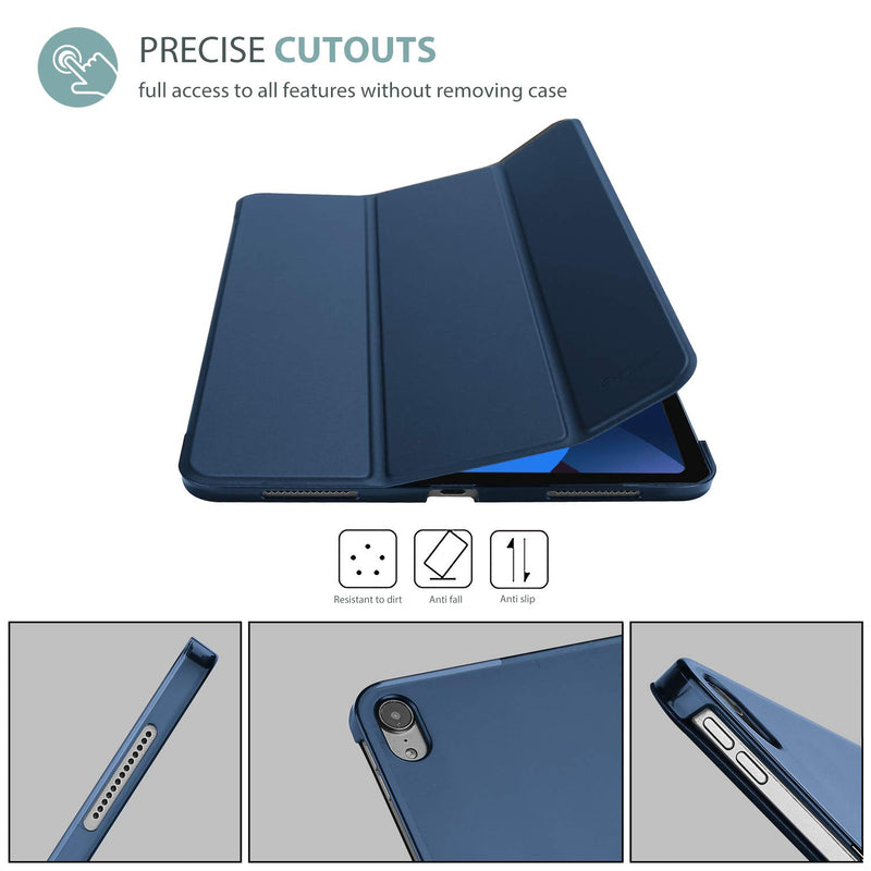  [AUSTRALIA] - ProCase iPad Air 4 Case 10.9 Inch 2020 iPad Air 4th Generation Case A2316 A2324 A2325 A2072, Slim Stand Hard Back Shell Protective Smart Cover Cases for iPad Air 10.9" 4th Gen 2020 -Navy Navy