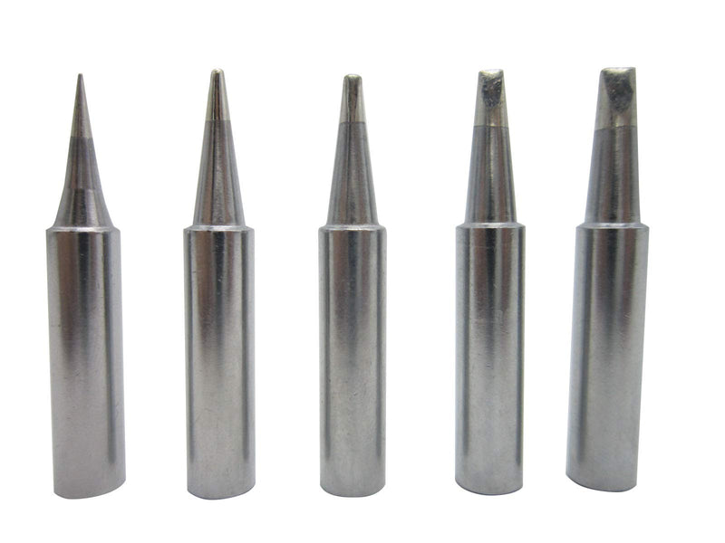  [AUSTRALIA] - 5 PCS Soldering Tips 900M for Hakko 936 937 907 FX-600 Milwaukee M12SI-D Radio Shack 64-053 Yihua 936/936B x-tronics 3020/3020-XTS Baku 909 878AD zany 853d Atten Quick Aoyue Solder Iron Tip