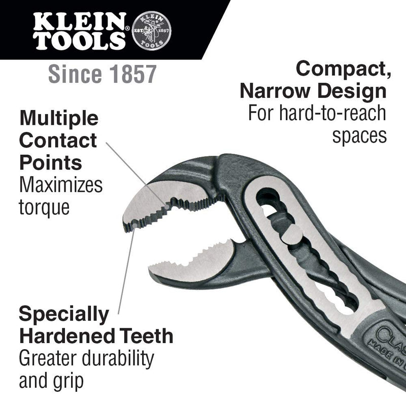  [AUSTRALIA] - Classic Klaw Pump Pliers, 10-Inch Klein Tools D504-10
