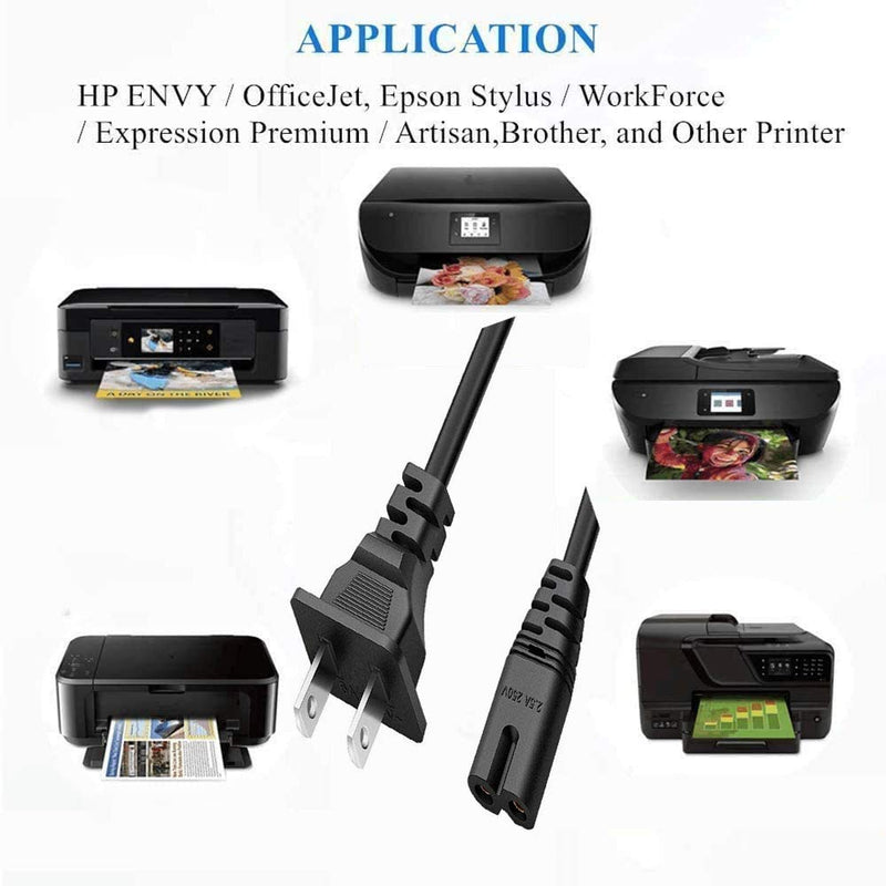  [AUSTRALIA] - Deskjet 4155 Power Cord Printer AC Power Cable Compatible for HP DeskJet 6940 4155 3755 3634 3632 3054 2755 2655 2622 2624 2544 2541 2540 2549 2514 2130 1112 1010 1056 F4280