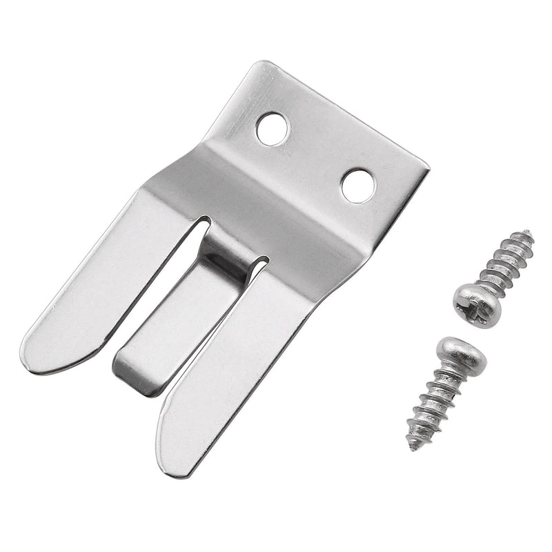  [AUSTRALIA] - BLLNDX Microphone Holders Mic CB Mic Hanger Clip Microphone Clip Hook with Screws for Yaesu MH-48 FT1807 FT7800 FT7900 FT8800 FT8900