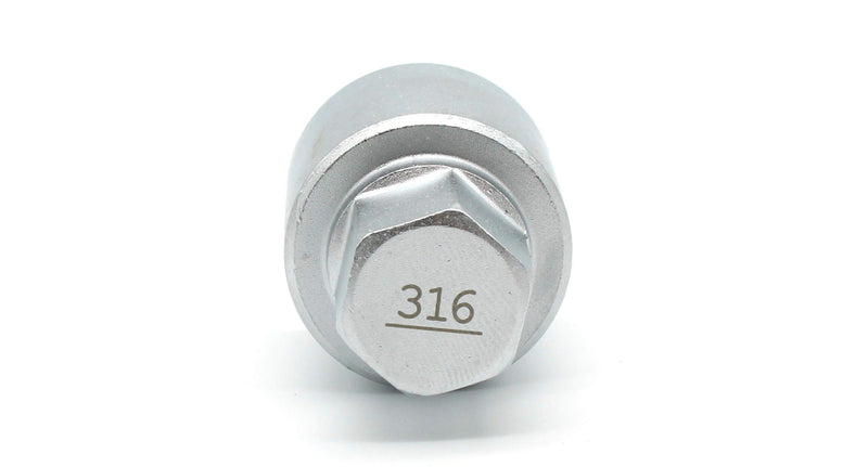  [AUSTRALIA] - TEMO #316 Anti-Theft Wheel Lug Nut Removal Key 3440 for Mercedes Benz