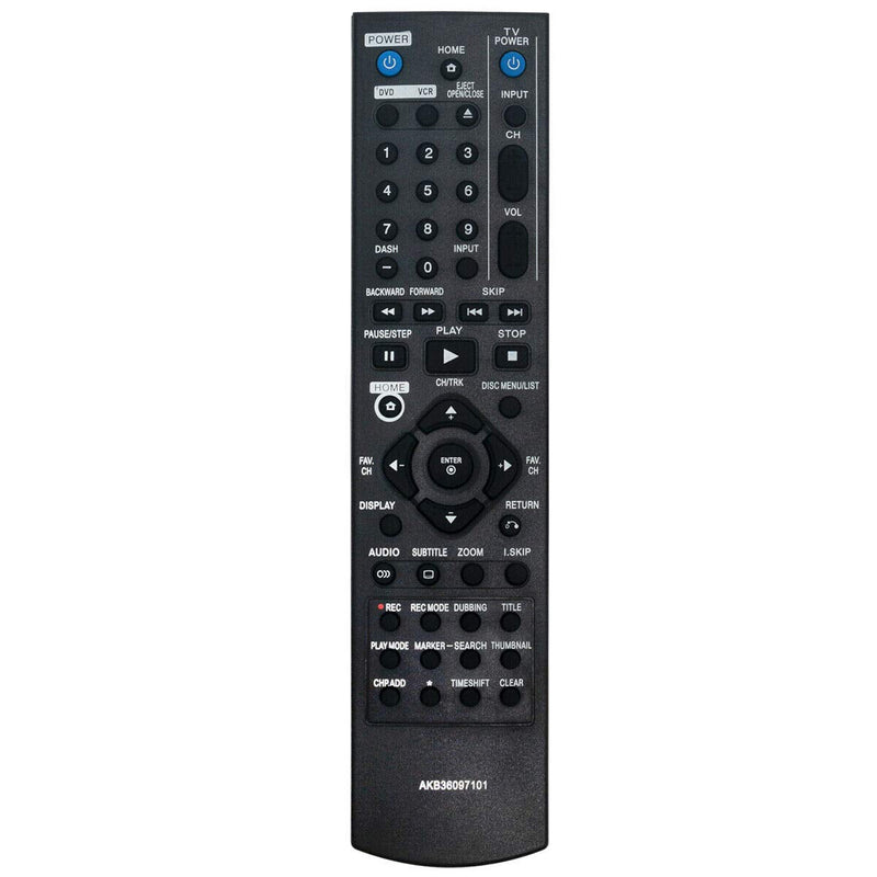  [AUSTRALIA] - AKB36097101 Remote Control Replacement-AKB36097101 Replace Remote Control fit for LG DVD VCR Recorder RC897T RC797T RC389H RC700N RC397HM RC397H RC286H RC286H-M RC297H RC297H-M RC397H-M Remote Control