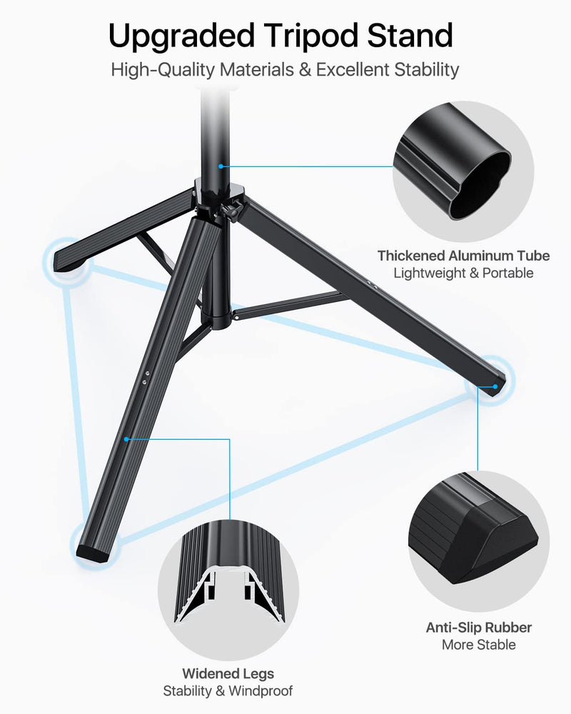 [AUSTRALIA] - [Upgraded] Phone Tripod - 67" [360° Rotation Mount & Heavy Duty] iPhone Tripod Stand with Remote, NEXBOOM Tripod for iPhone, Fit for iPhone 13 Pro Max / 13 Pro / 12 Pro Max/Samsung S21/Camera/GoPro