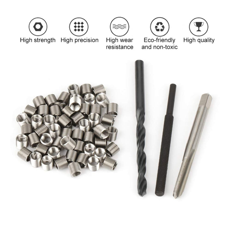  [AUSTRALIA] - 50pcs Thread Repair Installation Kit Stainless Steel Helicoil Type Set (M3 x 2D) M3 x 2D