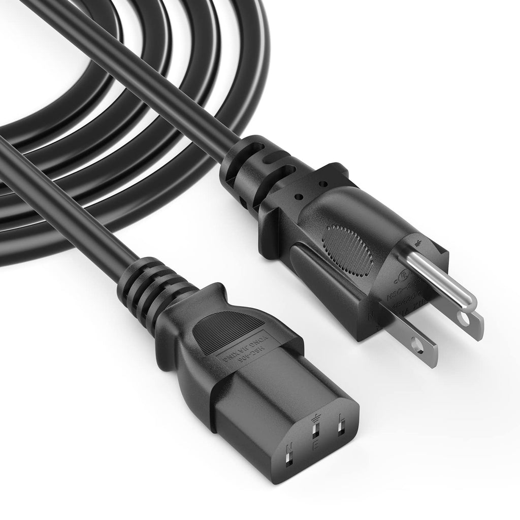  [AUSTRALIA] - 10FT Monitor Power Cable, 3 Prong TV Cord, NEMA 5-15P to C13, 10A 125V, 18AWG, Replacement AC Power Cord, Printer Power Cord, PC Power Cable, Computer Power Cord - UL Listed 10ft