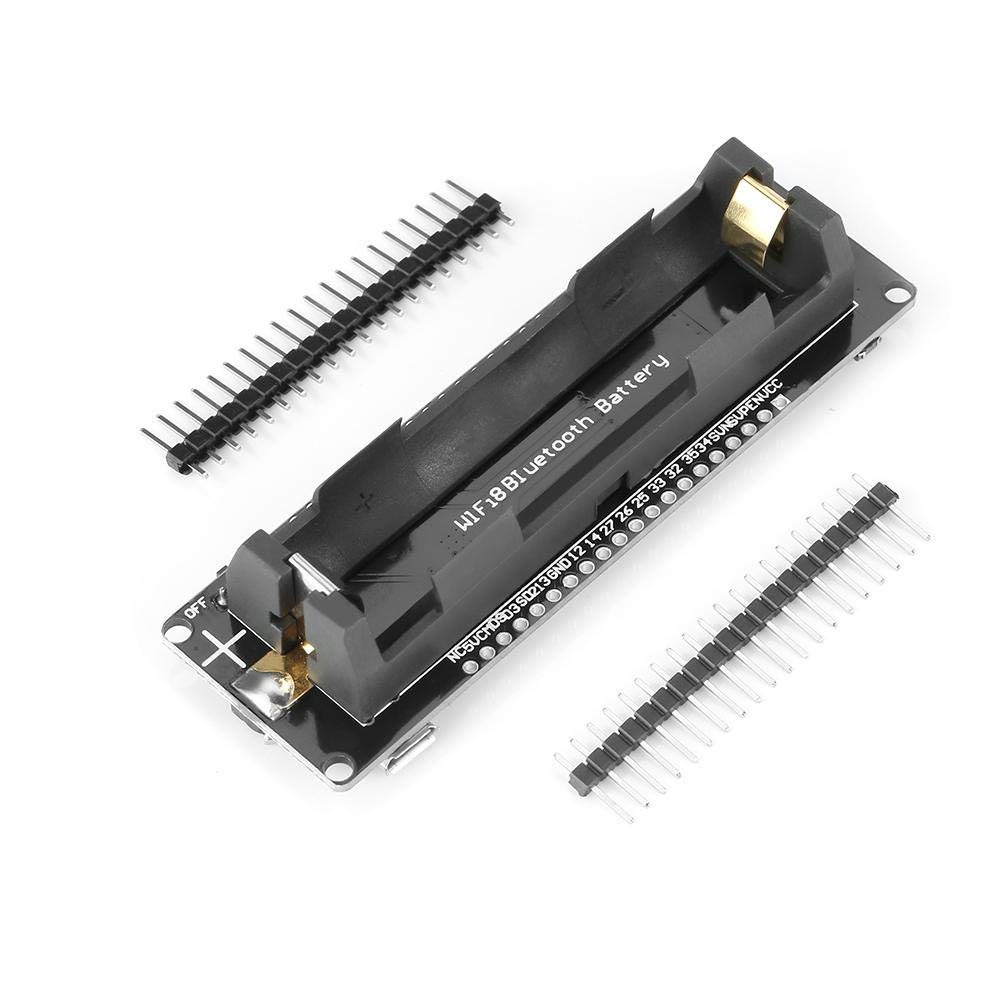  [AUSTRALIA] - Walfront 1PC ESP32 WiFi and Bluetooth Transceiver Module Development Board 18650 Battery Holder