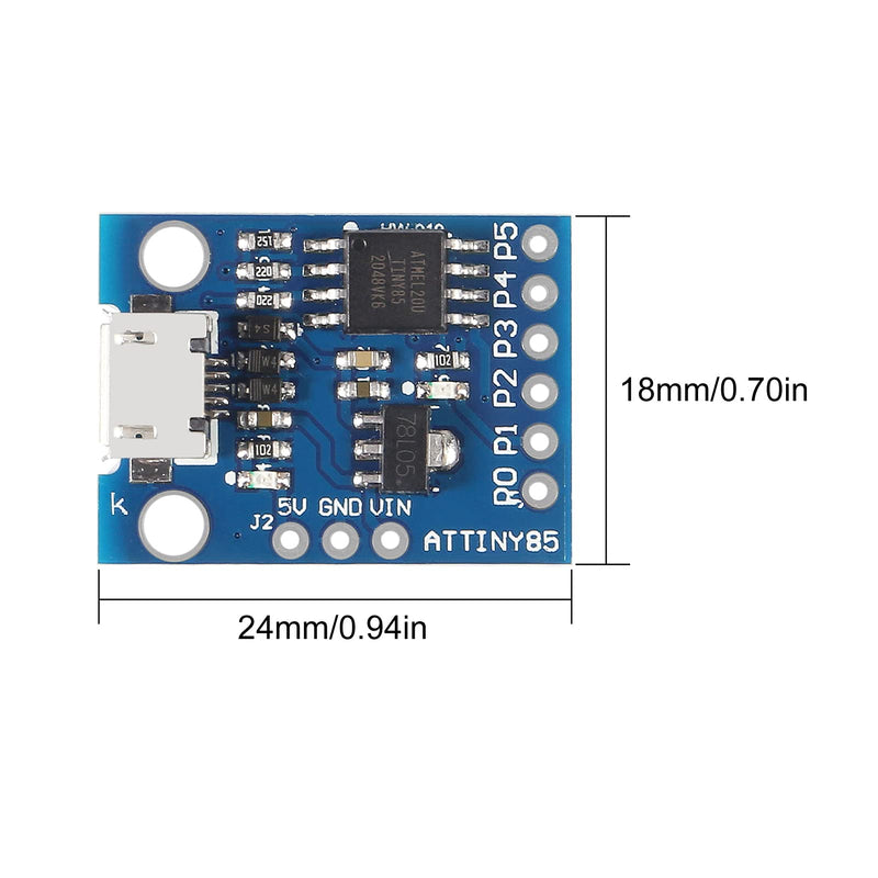  [AUSTRALIA] - ACEIRMC 8pcs Digispark Kickstarter Mini ATTINY85 USB Development Board Module Compatible for Arduino IDE 1.0