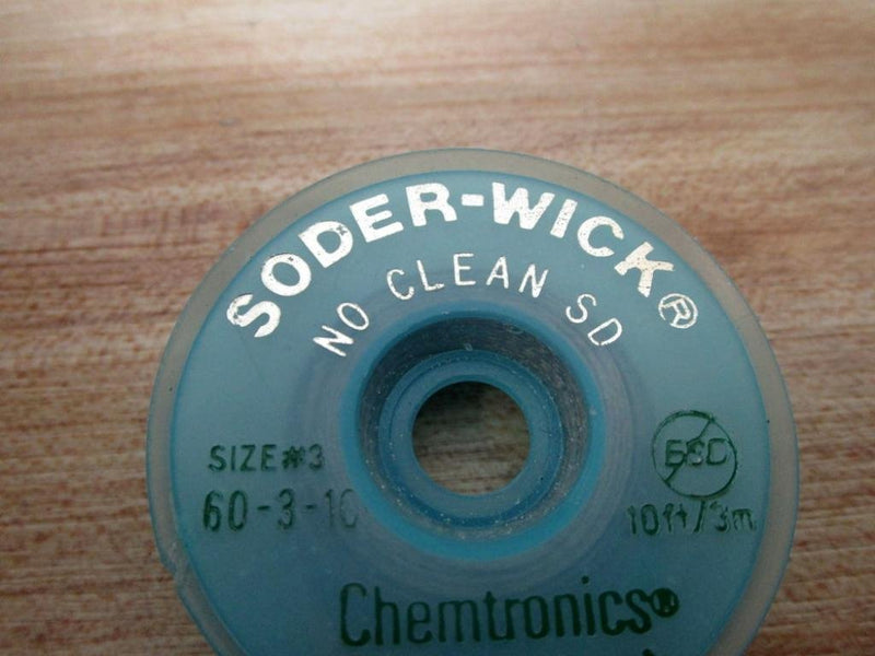  [AUSTRALIA] - CHEMTRONICS 60-3-10 BRAID, DESOLDERING, NO CLEAN SD, 10FT 1