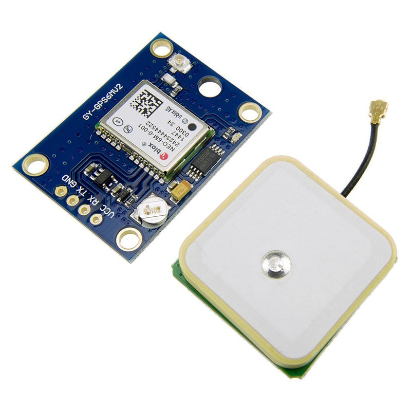  [AUSTRALIA] - HiLetgo GY-NEO6MV2 NEO-6M GPS Flight Controller Module 3V-5V with Super Strong Ceramic Antenna for Arduino EEPROM APM 2.5