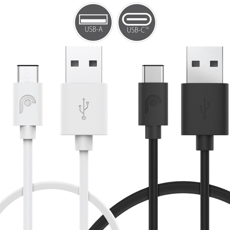  [AUSTRALIA] - USB Type C Cable (1 FT), Fosmon [56k Ohm Resistor] USB-C to USB A Sync Charging Cable (Black)