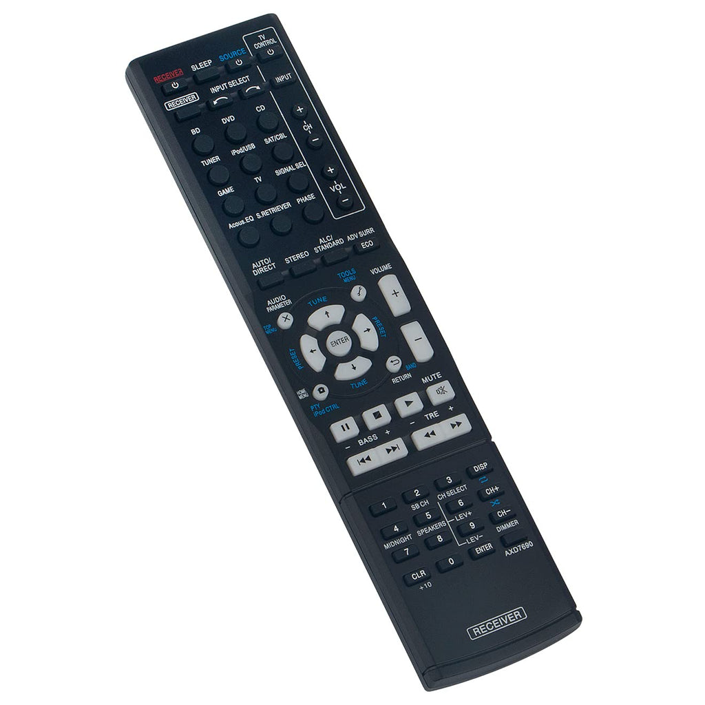  [AUSTRALIA] - AXD7690 Replace Remote Control fit for Pioneer AV Receiver VSX-421-K VSX-322-K VSX423 VSX323K VSX-523-K