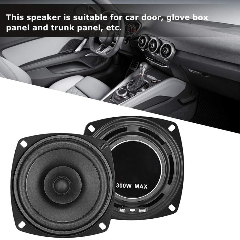 KIMISS 4in Car o, 300W 12V Car Stereo Music o HiFi Auto Coaxial Loudspeaker Speakers - LeoForward Australia