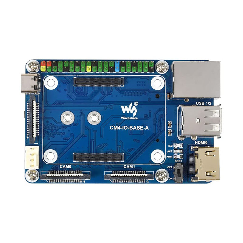  [AUSTRALIA] - Mini Base Board (A) Designed for Raspberry Pi Compute Module 4 Suitable for CM4 Lite/EMMC Series Module CM4-IO-BASE-A