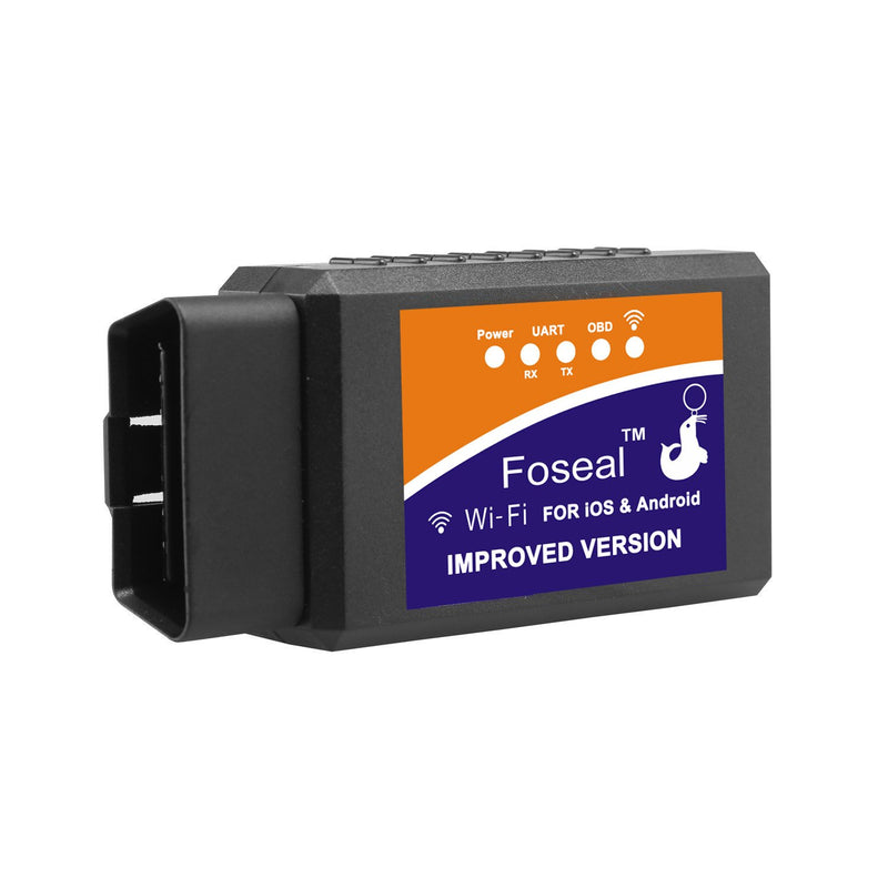 Foseal 【Improved Version Car WiFi OBD2 Scanner OBDII Scan Tool Code Reader Adapter Check Engine Light Diagnostic Tool for iOS & Android Compatible with App inCarDoc, OBD Fusion, Torque - LeoForward Australia