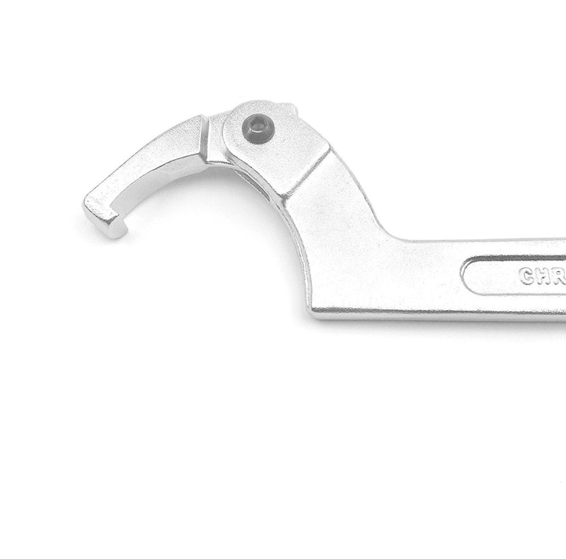  [AUSTRALIA] - Vmotor Chrome Vanadium C Spanner Tool Adjustable Hook Wrench - 4 1/2"-6 11/16"(115-170mm) 115-170