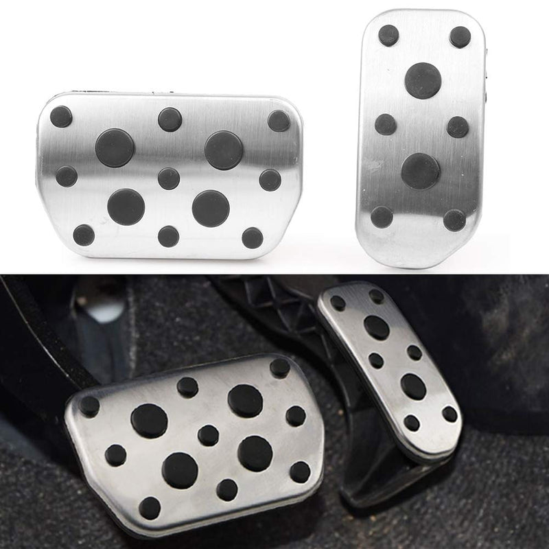  [AUSTRALIA] - LIUYE No Drill Anti-Slip Gas Brake Pedal Cover for Toyota Corolla 2014-2017 (Automatic Transmission)