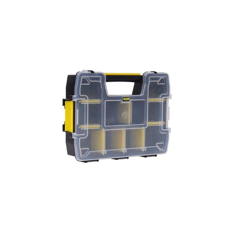  [AUSTRALIA] - STANLEY STST14021 Sort Master Light Organizer, 1-Pack Pack of 1 Clear/Black/Yellow