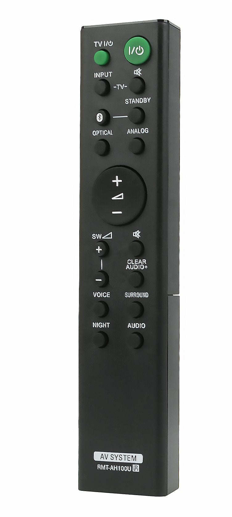 New RMT-AH100U Replace Remote fit for Sony Soundbar HT-CT180 SA-CT180 SA-WCT180 HTCT180 SACT180 SAWCT180 149293011 SS-WCT80 SA-CT80 RMT-AH103U - LeoForward Australia