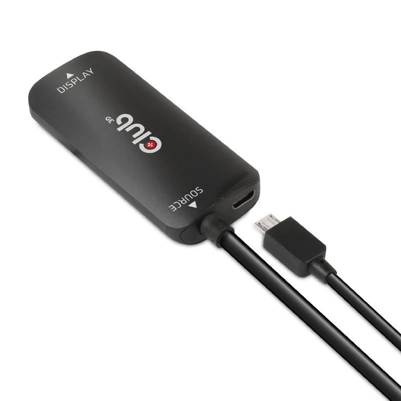  [AUSTRALIA] - Club 3D 4K 120Hz or 8k30Hz HDMI to DisplayPort Video Adapter w/USB Power - HDMI 2.1 (Male) to DP 1.4 (Female) Active Monitor Converter (CAC-1335)