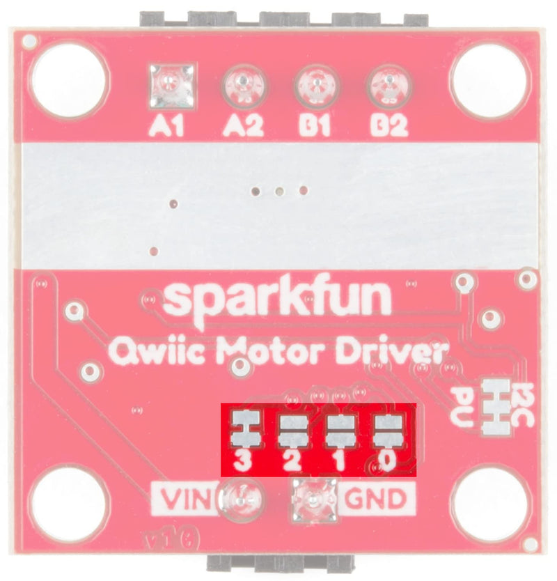  [AUSTRALIA] - SparkFun Qwiic Motor Driver I2C Plug and Play Breakout No Soldering required to control small DC Motors 1.2A Steady state drive per channel 1.5A Peak 2 channels 127 levels of drive strength 3.3V Logic