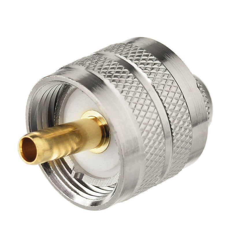  [AUSTRALIA] - wlaniot PL-259 Connectors Crimp PL 259 UHF Male Plug RF Coaxial Connector for LMR400 9913 RG214 RG213 Coax Cable 5Pcs PL259 Crimp for LMR400 Connector