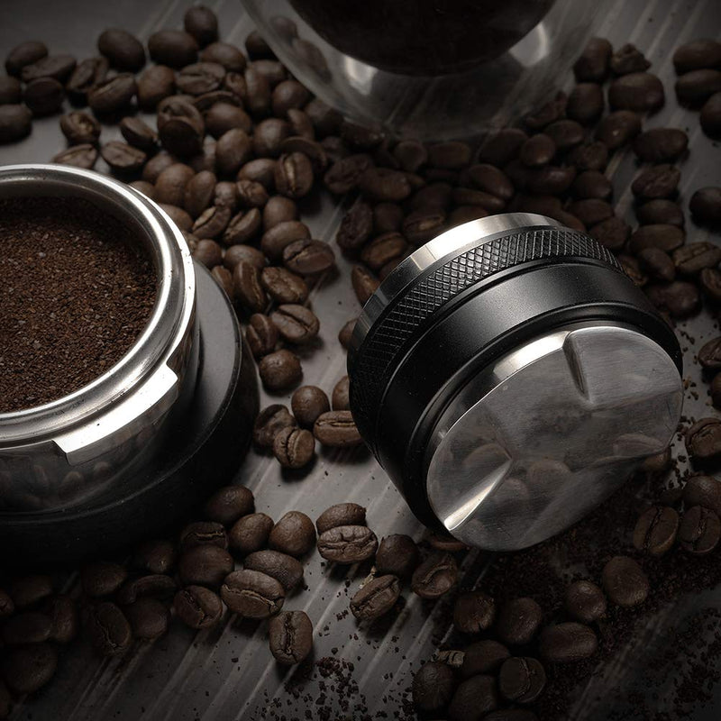  [AUSTRALIA] - 58mm Coffee Distributor & Tamper, MATOW Dual Head Coffee Leveler Fits for Portafilter, Increased Adjustable Depth- Professional Espresso Hand Tampers