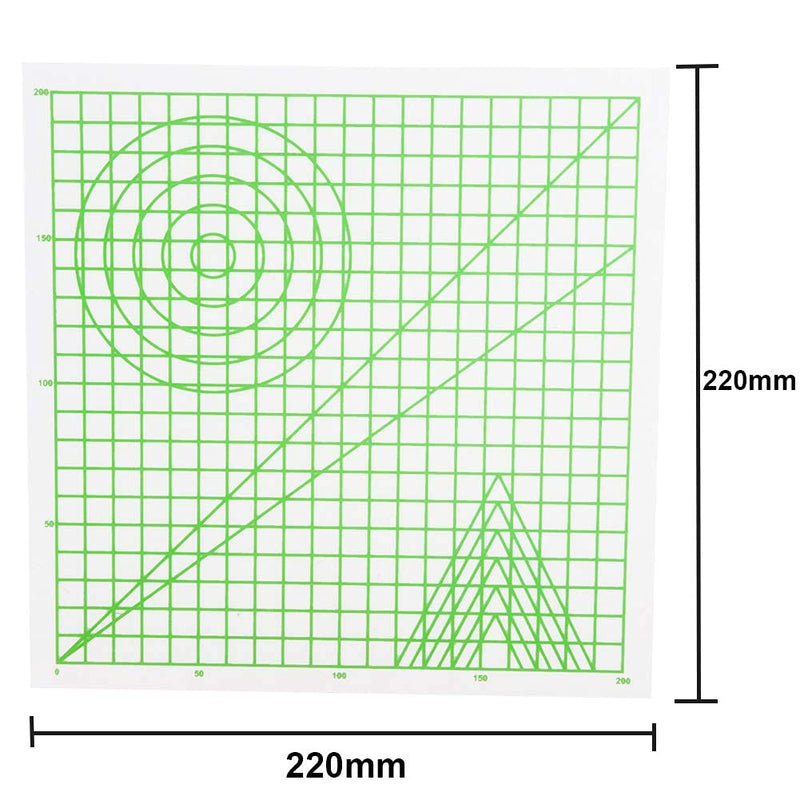  [AUSTRALIA] - Wosune Transparent 3D Drawing Mat, 3D Pen Pad 3D Printing Pen Mat Creative ABS DIY Drawing Template Pad Children Educational Toys for DIY Drawing