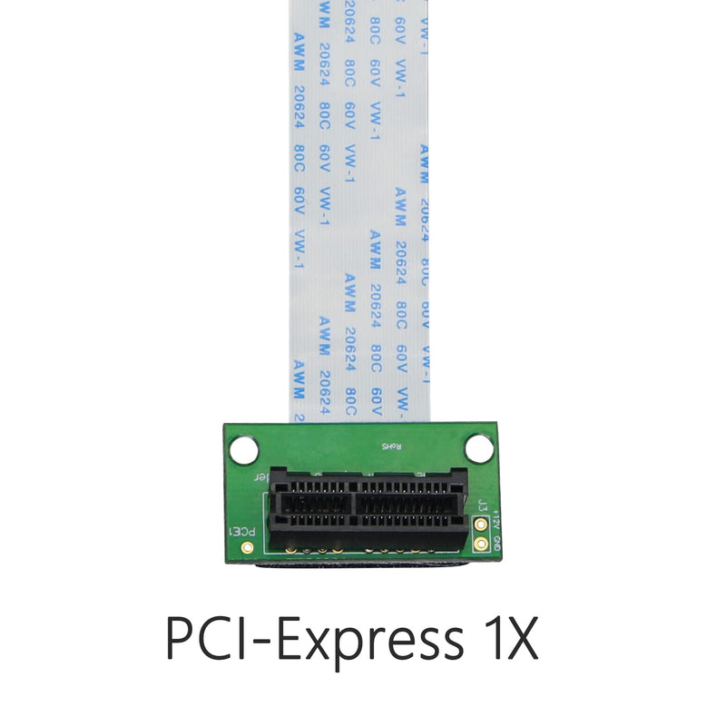  [AUSTRALIA] - CERRXIAN 14cm 90 Degree PCI-Express 1X Riser FPV Cable, PCI-E 36PIN 1X Extension Cable