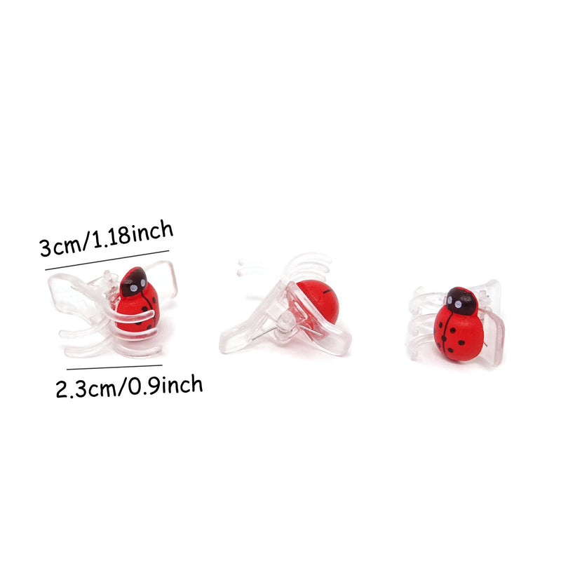 HONBAY 20PCS Cute Ladybug Plant Clips Orchid Clips Orchid Support Clips - LeoForward Australia